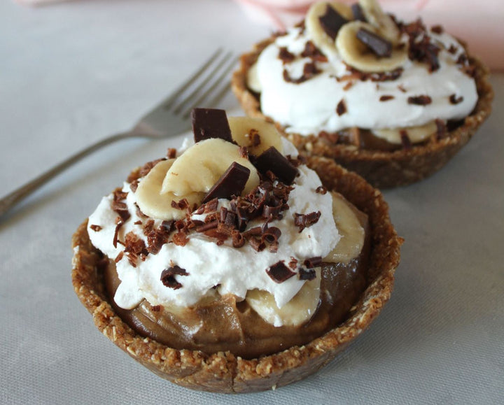Peanut Butter and Caramel Banoffee Pie