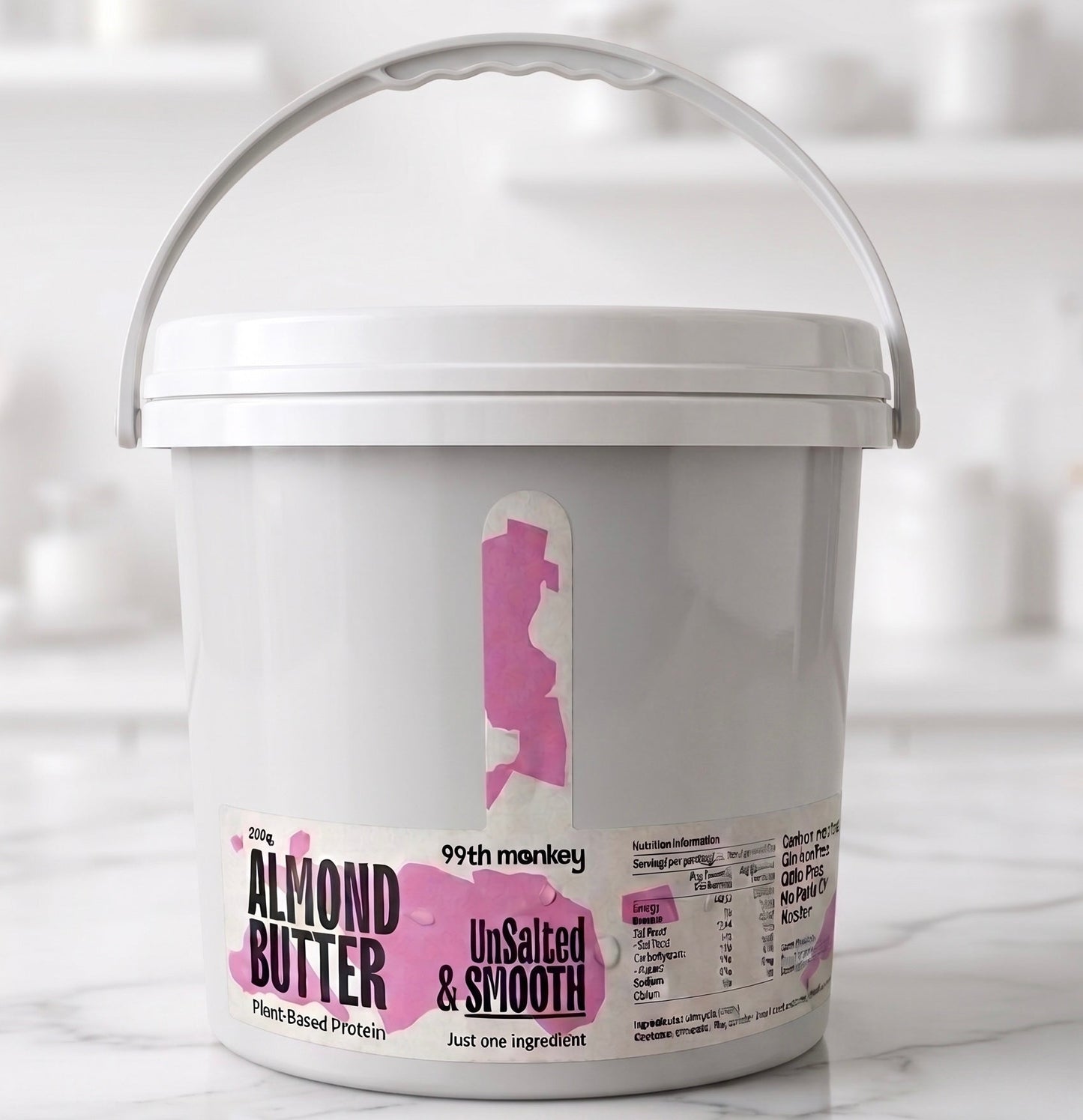 SMOOTH Unsalted Almond Butter 2kg Tub