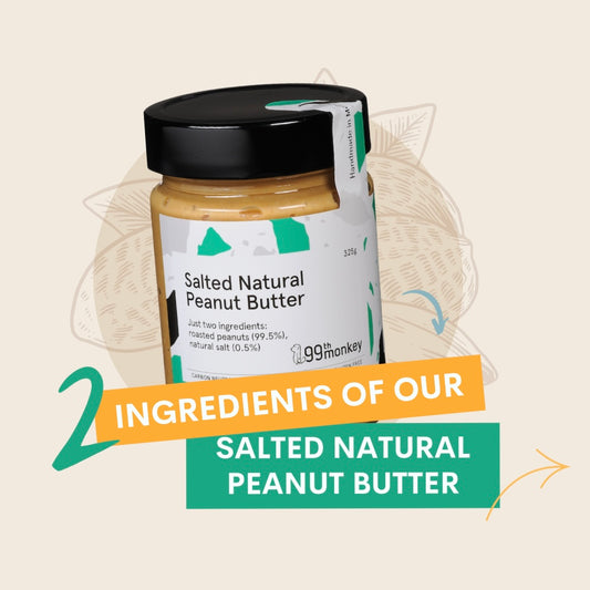 OUR 99th Monkey Peanut Butter is ALL NATURAL