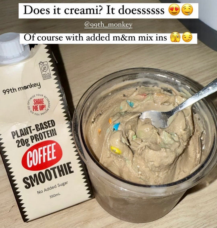 M&M COFFEE Flavoured PROTEIN 'Ice-Cream' with ONE Ingredient