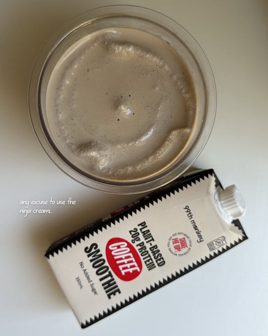 Ice Cream Revolution: Guilt-Free Coffee Protein 'Nice Cream' with Your Ninja Creami!