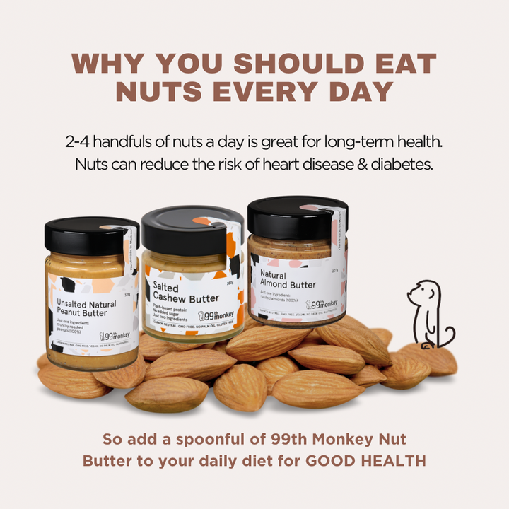 Add a Spoonful of Nut Butter to your daily diet for GOOD HEALTH