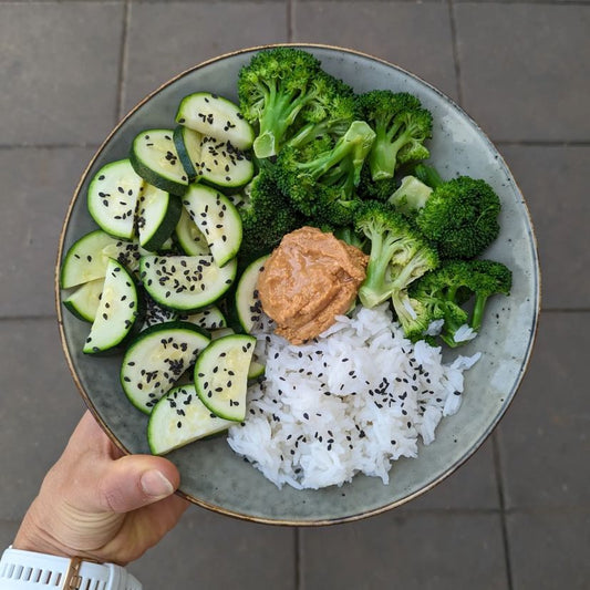 Add Nut Butter to your Rice Bowl