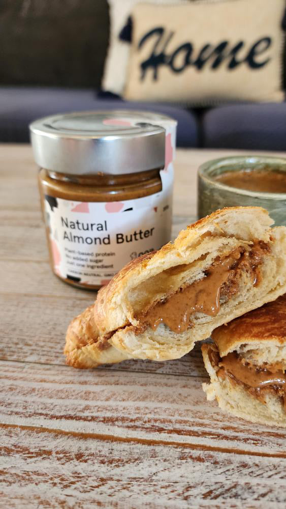 Breakfast or Afternoon Snack Idea - Almond Butter Croissant