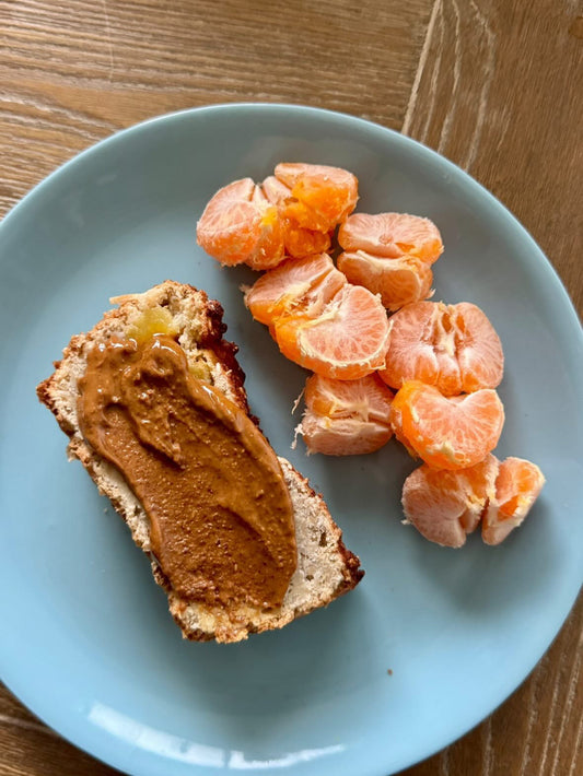 Dream Duo: Warm Banana Bread + Silky Smooth Almond Butter