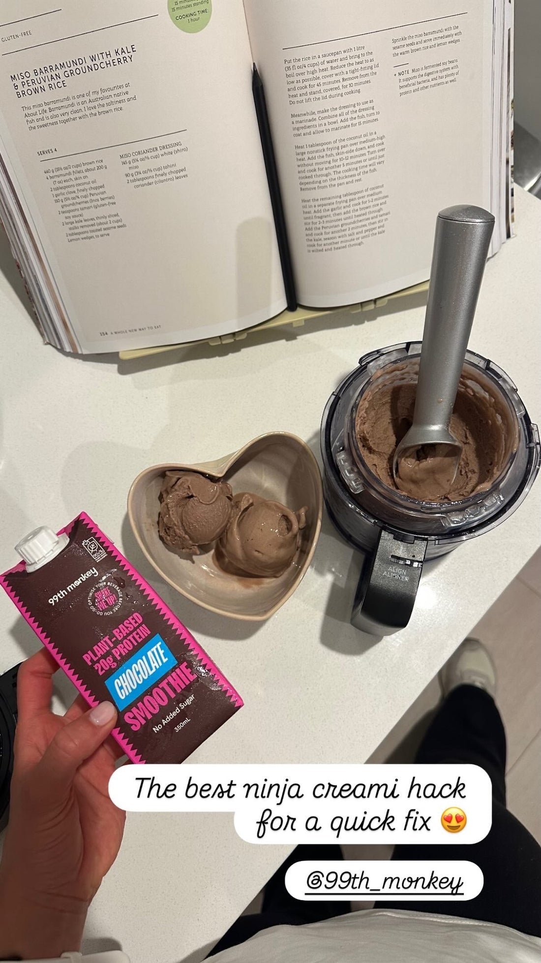 The One-Ingredient Wonder: High-Protein Ninja Creami