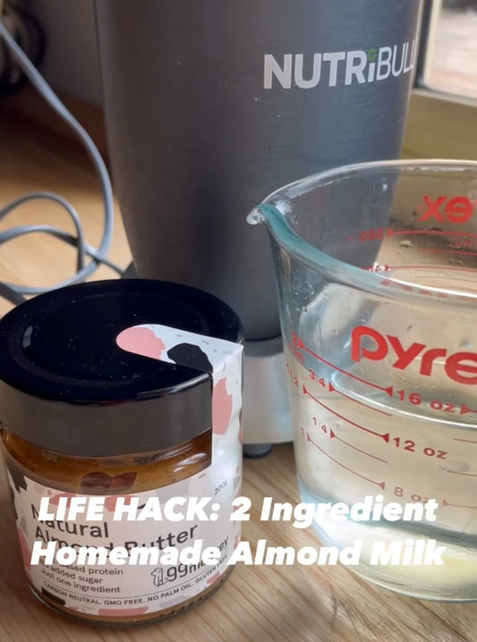 Life Hack - How to make Simple HOMEMADE Almond Milk