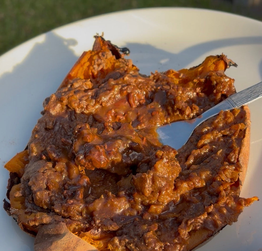 The Dessert Revolution: The Chocolate Protein Sweet Potato Bake