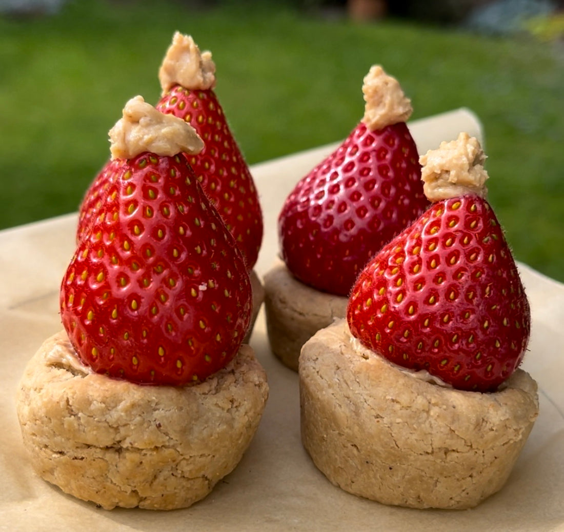 3 Ingredient Santa Hat Cookies