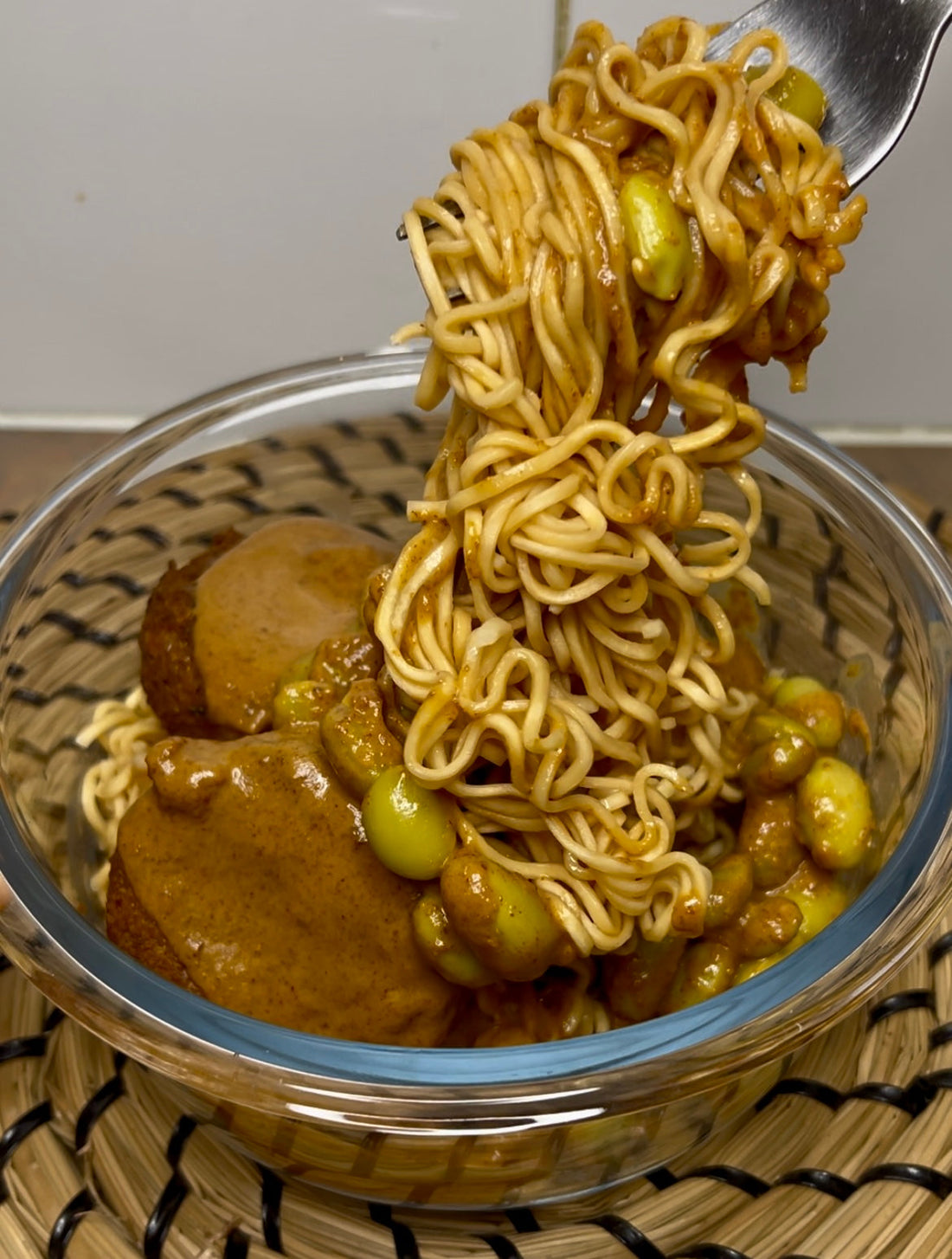 Almond Satay Noodles