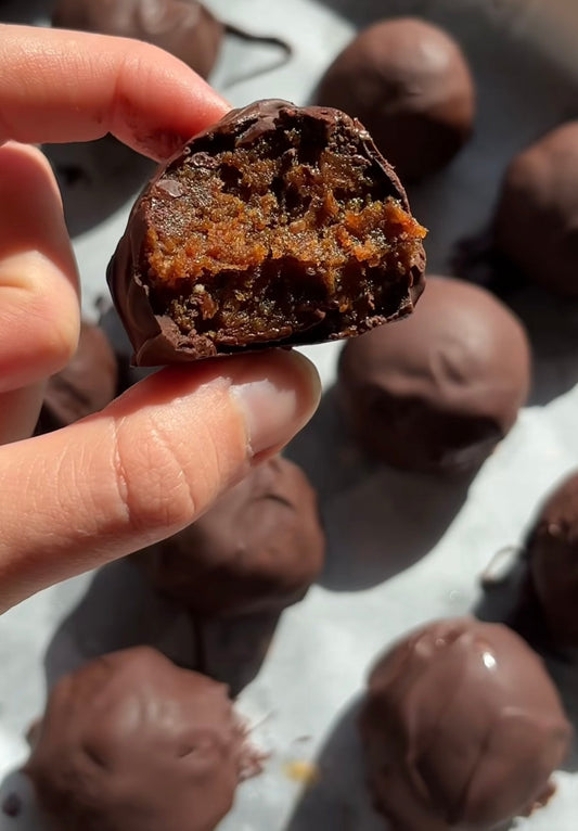 My Obsession-Worthy Gooey Almond Butter Bliss Balls (You NEED These)!