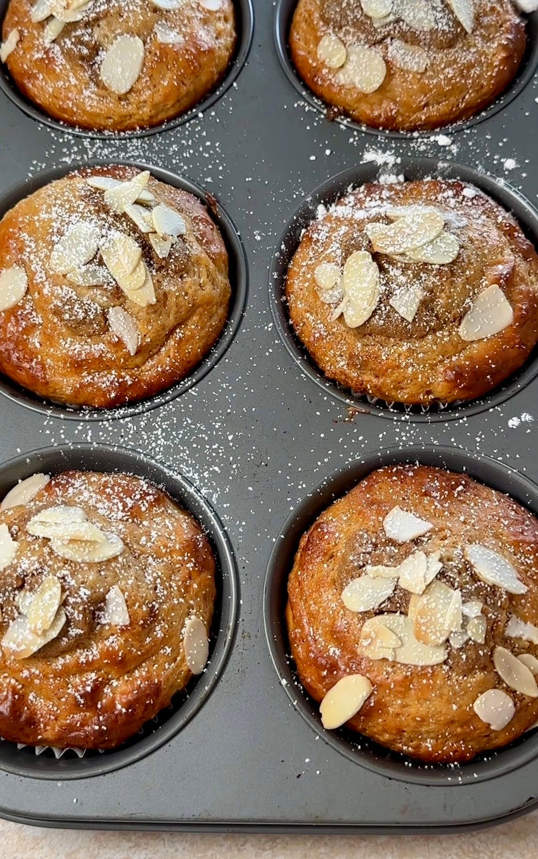 Almond Croissant Breakfast Muffins
