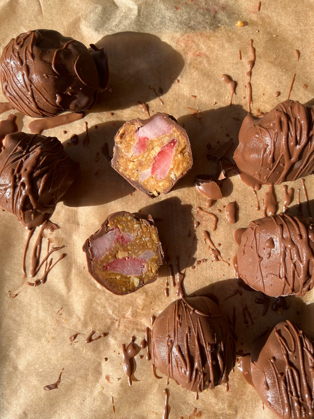 VIRAL Berry Yoghurt Clusters BUT with Peanut Butter (PB & J Frozen Clusters)