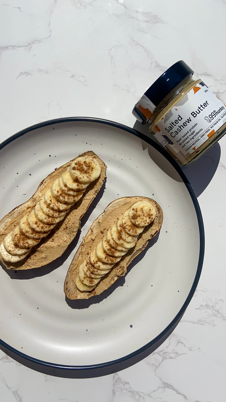 Sweet Potato Toast with Salted Cashew Butter