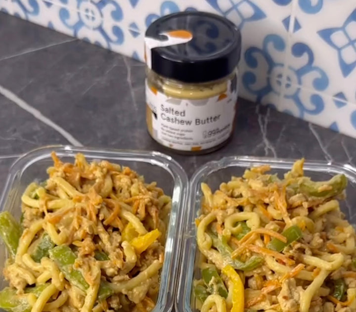 Cashew Crazy: A Protein-Packed Chicken Stir-Fry with 99th Monkey's Salted Cashew Butter