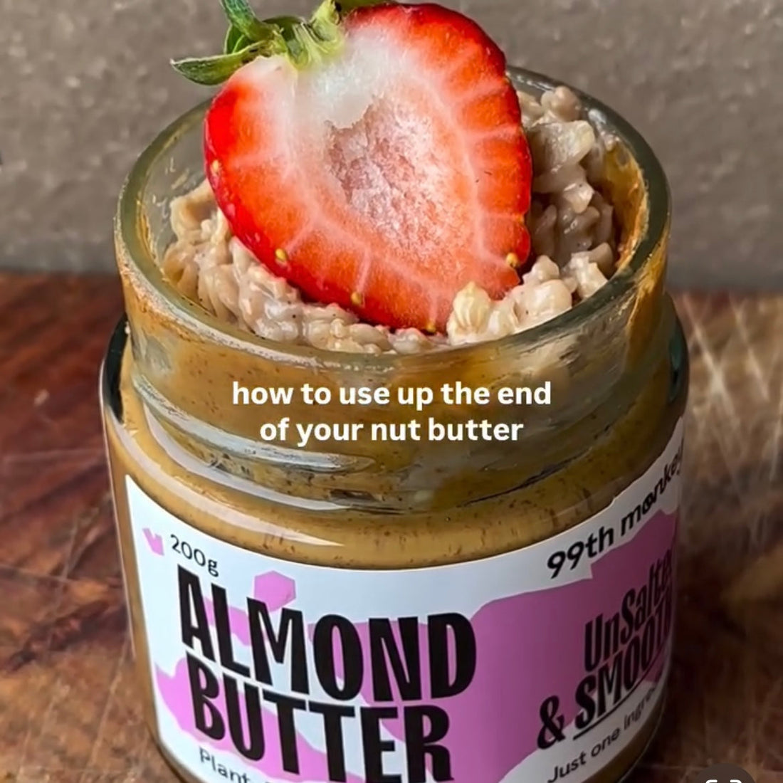 Don't Scrap It, Jar It! The Genius Hack for Your Last Licks of 99th Monkey Nut Butter