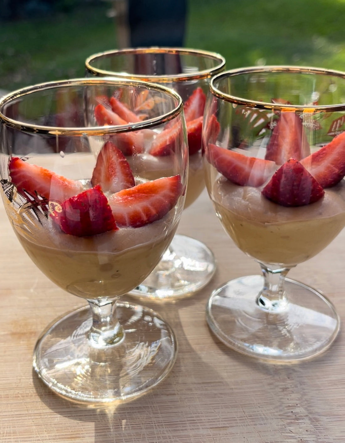 2 Ingredient Peanut Butter & Banana Mousse