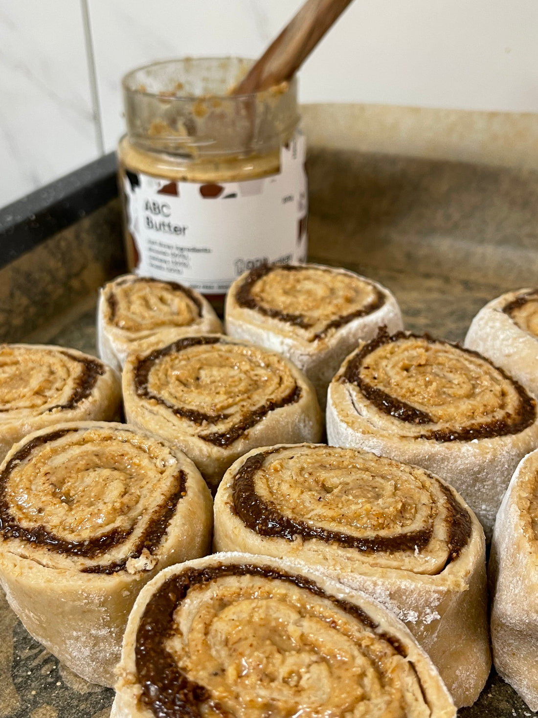 Chocolate Swirl Nut Butter Scrolls