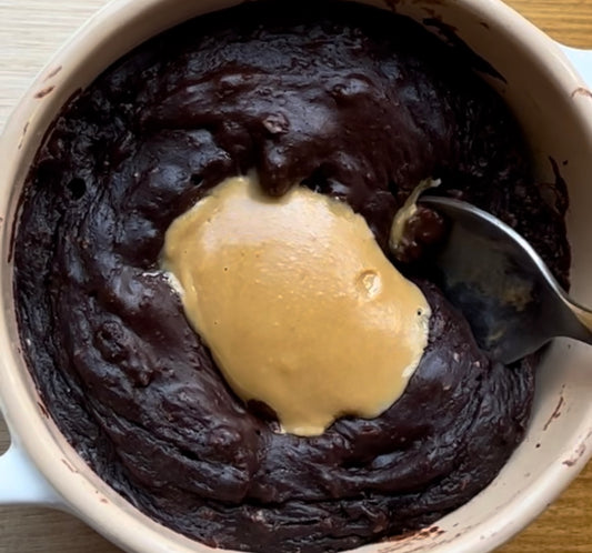 2 Minute Protein Yoghurt Brownie