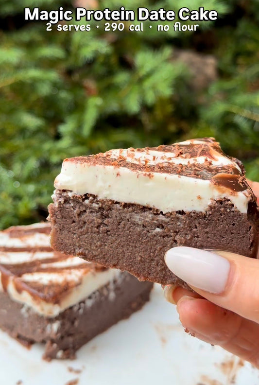 The Ultimate Life Hack: 3-Ingredient Magic Protein Date Cake