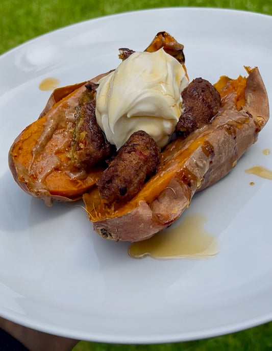 ALMOND BUTTER + SWEET POTATO
