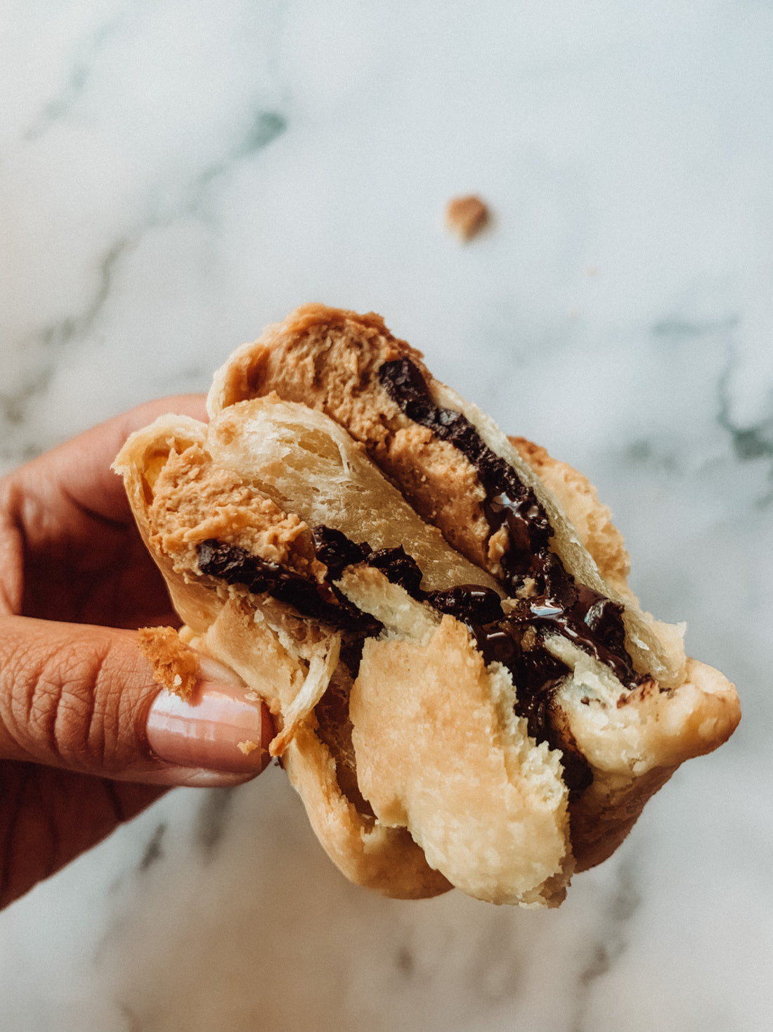 Air Fried Chocolate Peanut Butter Bombs