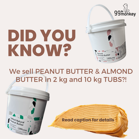 Go Nuts for Bulk: 99th Monkey Nut Butters Unveils Mega-Tubs for Home & Hospitality