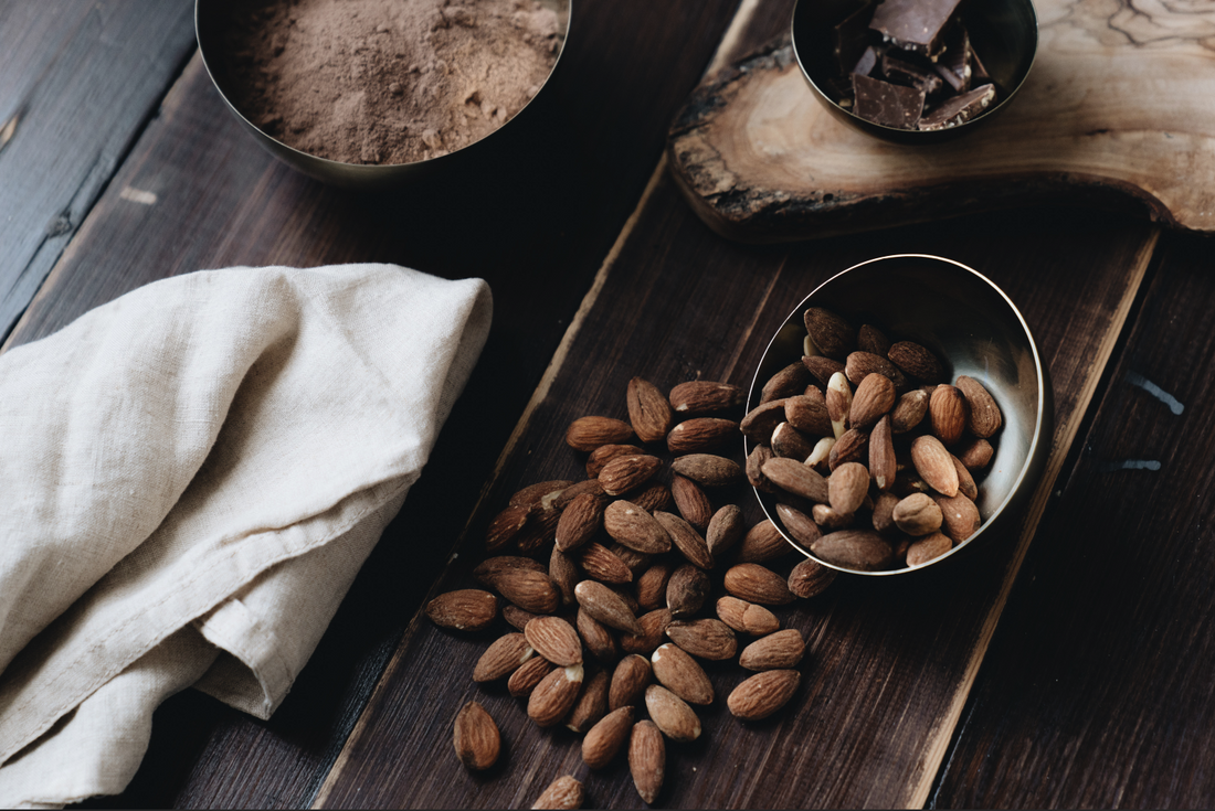 Almond Cacao Kiss Cookies