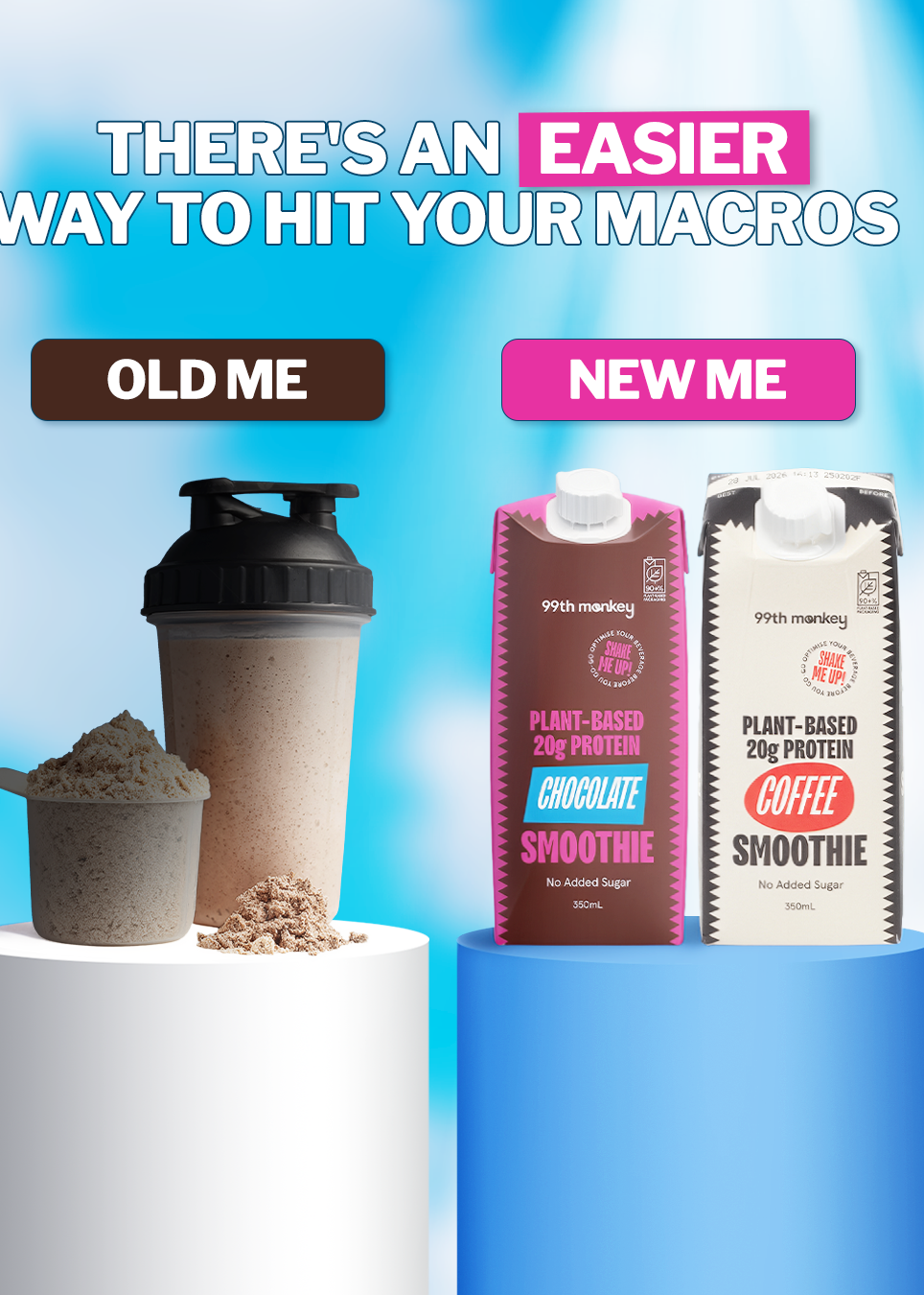 24 x Plant-Based Protein Smoothie - Chocolate (Free Shipping!)