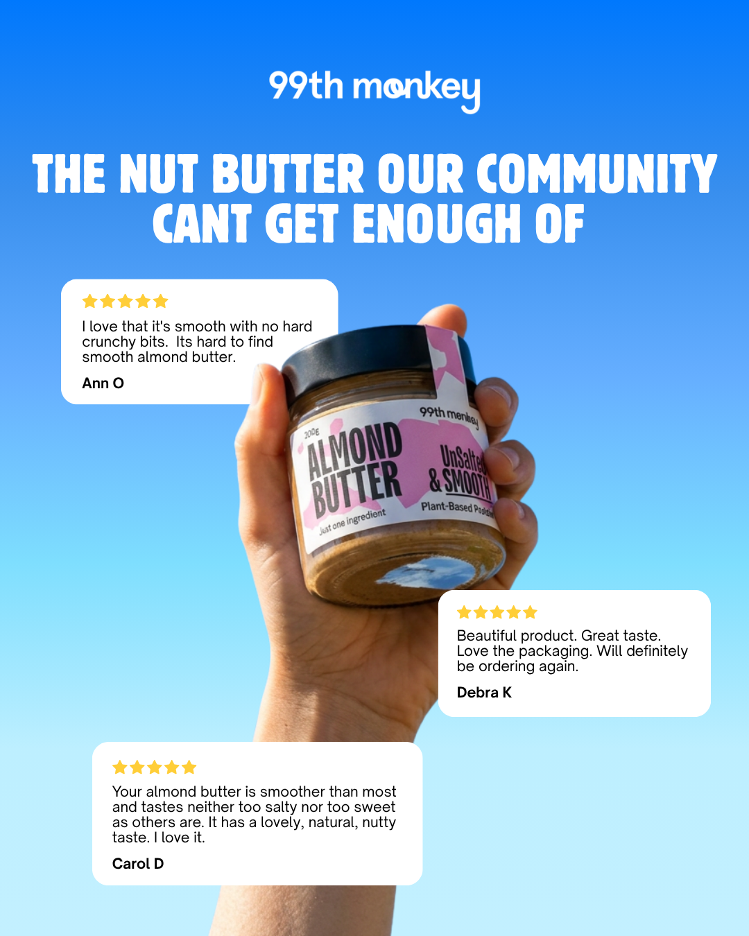 Smooth Unsalted Almond Butter