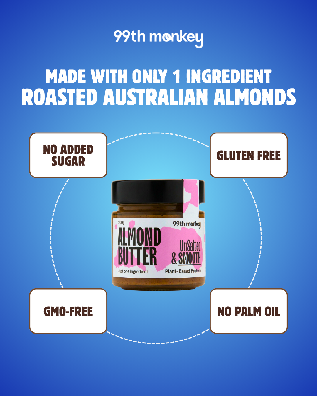 Smooth Unsalted Almond Butter