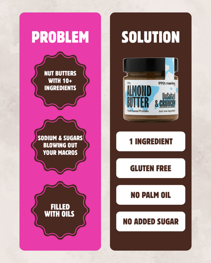 Crunchy Unsalted Almond Butter