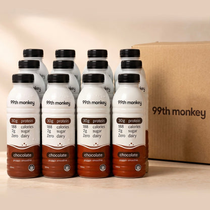 Chocolate Protein Smoothie (12 pack) | 30g Protein, Zero Dairy