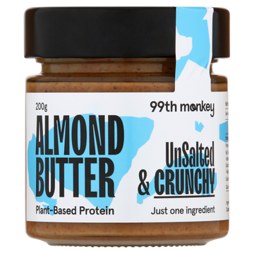 Crunchy Unsalted Almond Butter