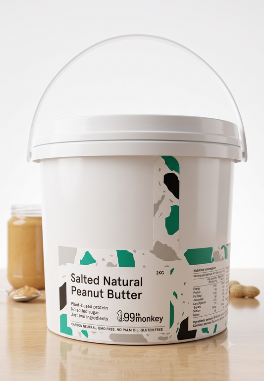 Salted Natural Crunchy Peanut Butter 2kg Tub
