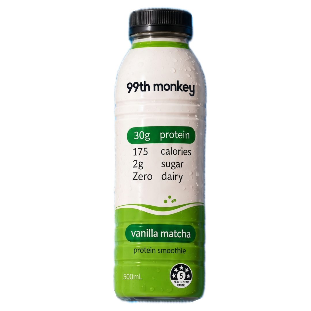 Vanilla Matcha Protein Smoothie (12 pack) | 30g Protein, Zero Dairy