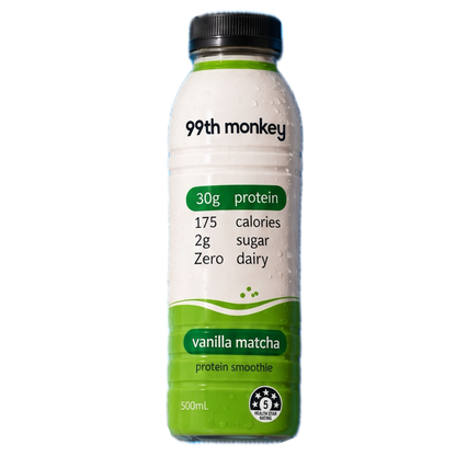 Vanilla Matcha Protein Smoothie (12 pack) | 30g Protein, Zero Dairy