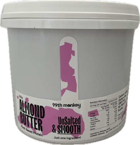 Smooth Unsalted Almond Butter 2kg Tub