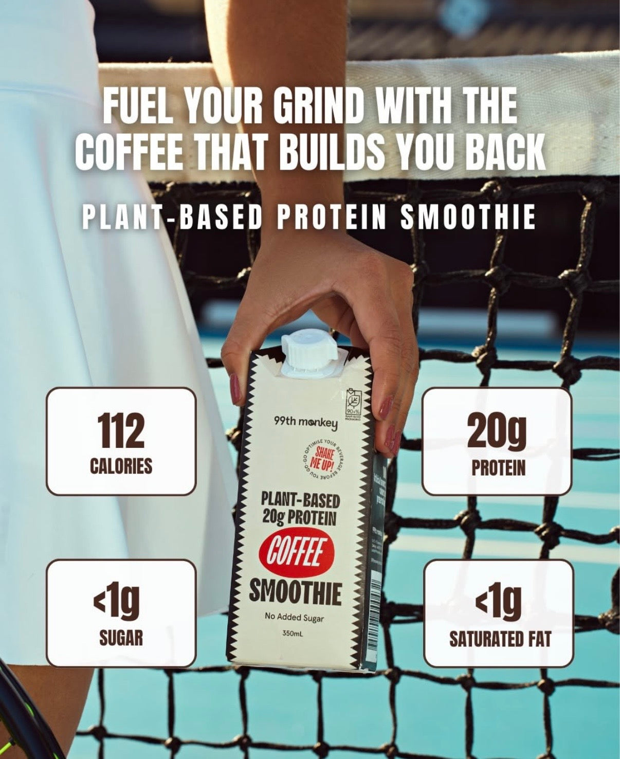 12x Plant-Based Protein Smoothie - Coffee
