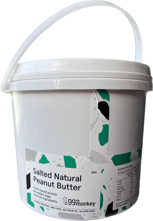 Salted Natural Crunchy Peanut Butter 2kg Tub
