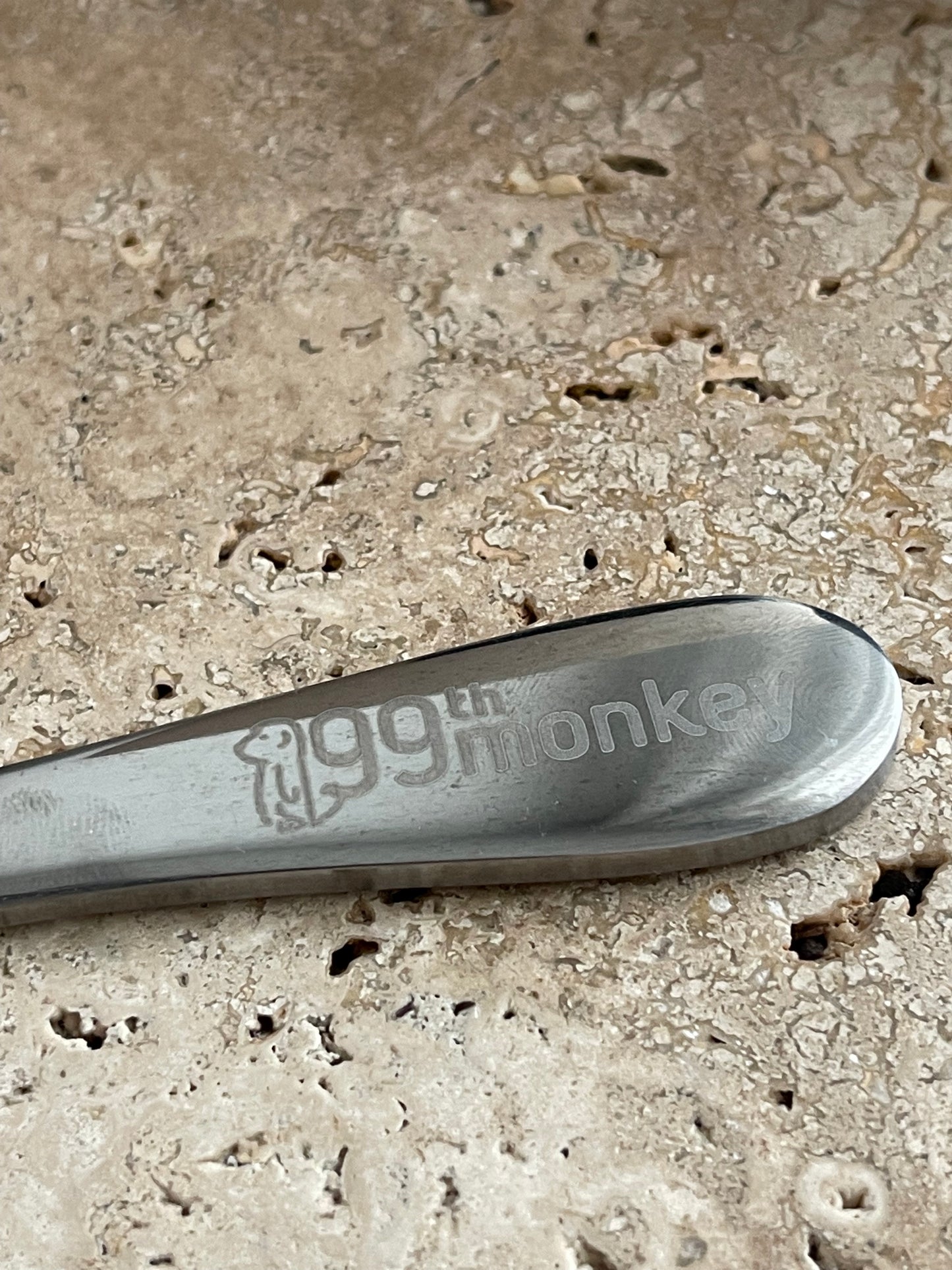 99th Monkey branded butter knife