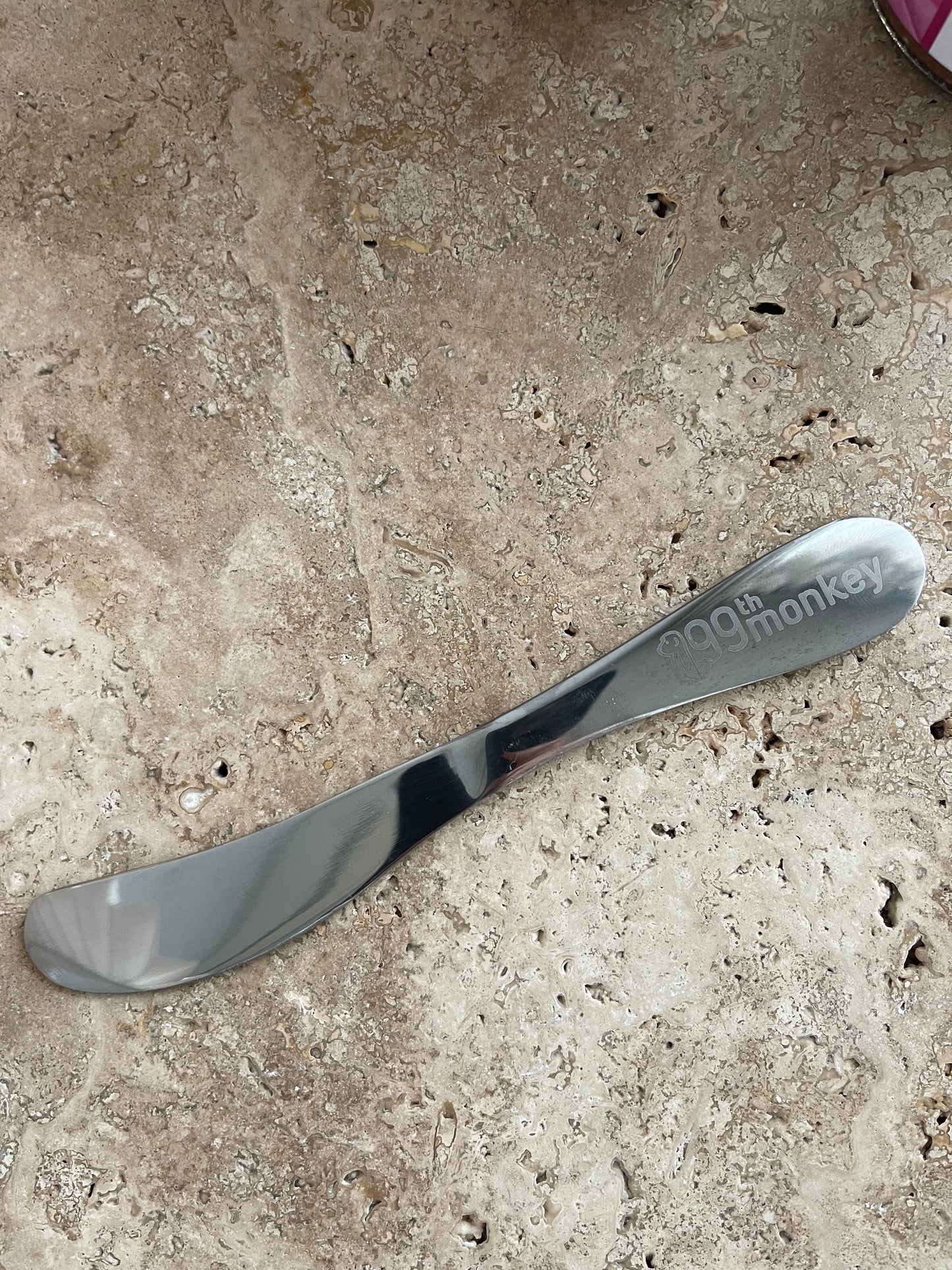 99th Monkey branded butter knife